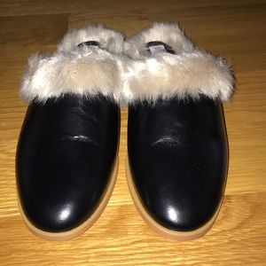 steve madden fur lined mules